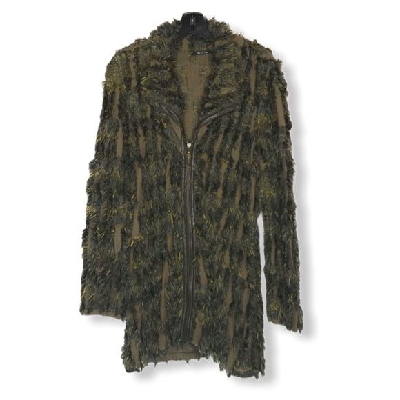 NIC+ZOE Sweaters - Nic + Zoe Zip Fuzzy Sweater Cardigan